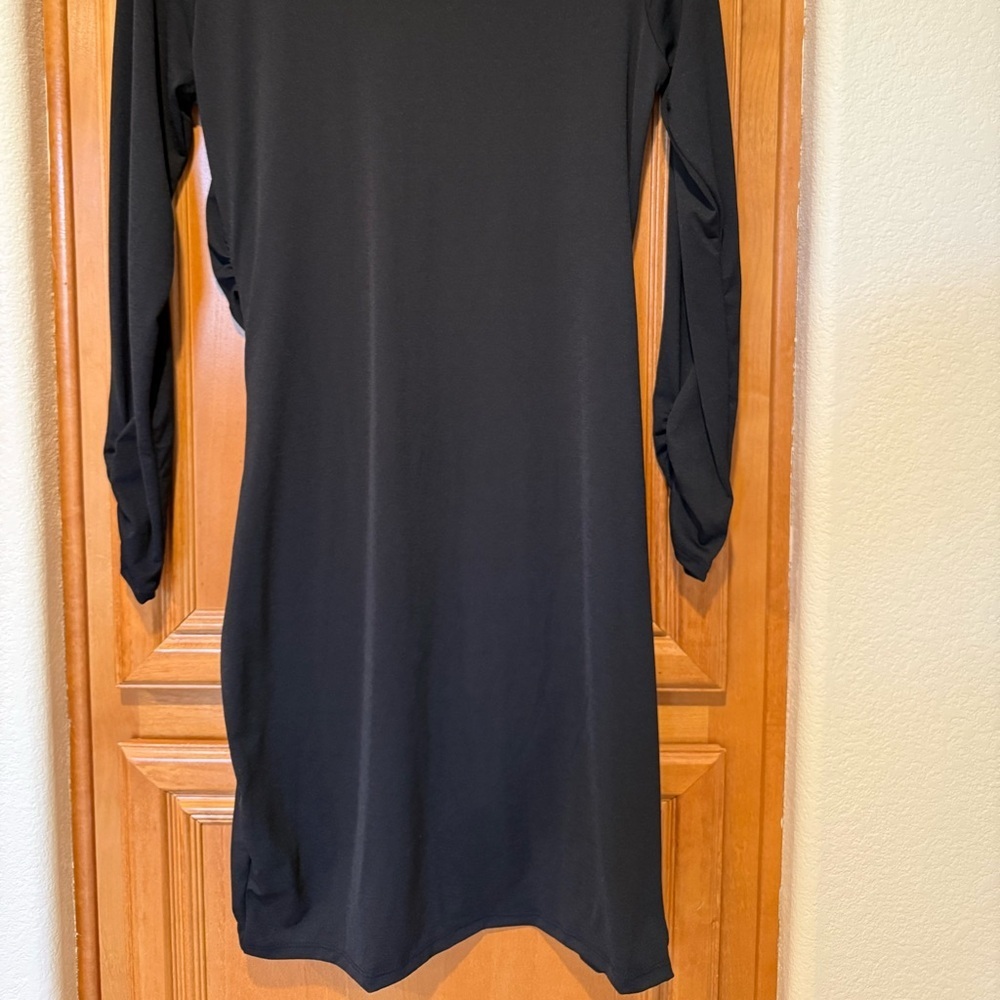 Blu Pepper Black Long Sleeve Dress - Picture 7 of 7